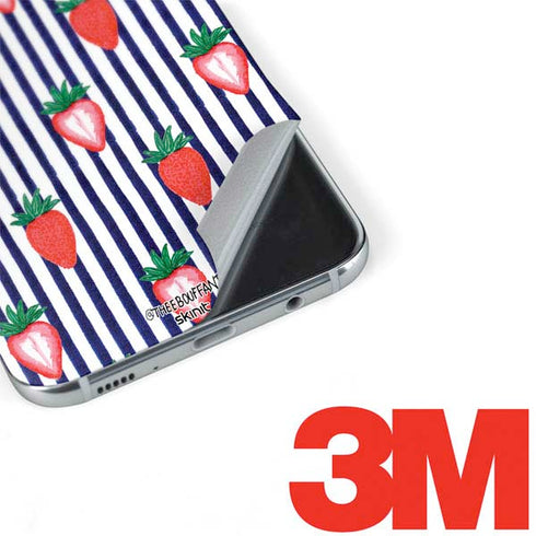Bouffants and Broken Hearts Strawberries and Stripes Galaxy S8 Plus Skin